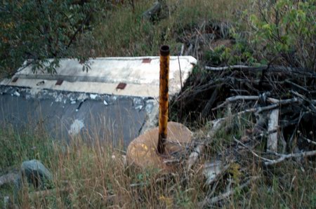 Airport Drive-In Theatre - A Lone Pole (newer photo)